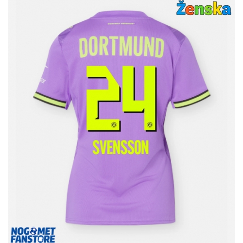 Borussia Dortmund Daniel Svensson #24 Rezervni Dres za Ženska 2026-27 Kratak Rukav